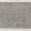 El Kab (Elethyia). Bas-relief sculpté sur l'une des faces de la grotte principale.