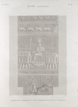 Esné [Isnâ] (Latopolis). Décoration intérieure d'un mur d'entrecolonnement du portique.