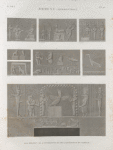 Erment [Armant] (Hermonthis). Bas-reliefs de l'intérieur et de l'extérieur du temple.