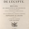 Description de l'Égypte, ... Antiquités. Planches. Tome deuxième. Vol. 2, [Title page]
