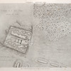 Thèbes. Medynet-Abou [Medinet Habu]. Plan topographique des ruines et des environs.