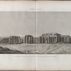 Thèbes. Memnonium [Ramesseum]. Vue générale du tombeau d'Osymandyas [User-Maat-Re] et d'une partie de la plaine de Thèbes, prise du nord-ouest.