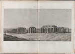 Thèbes. Memnonium [Ramesseum]. Vue générale du tombeau d'Osymandyas [User-Maat-Re] et d'une partie de la plaine de Thèbes, prise du nord-ouest.