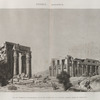 Thèbes. Memnonium [Ramesseum]. Vue du tombeau d'Osymandyas et d'une partie de la chaine Libyque, prise du nord-est.