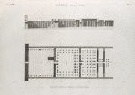 Thèbes. Memnonium [Ramesseum]. Plan et coupe du tombeau  d'Osymandyas.