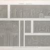 Thèbes. Memnonium [Ramesseum]. Bas-reliefs du temple de l'ouest et d'une grotte voisine.