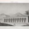 Thèbes. Qournah [Qurna]. Vue perspective du palais.