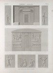 Thèbes. Hypogées. Peintures et bas-reliefs coloriés.