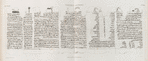 Thèbes. Hypogées. Manuscrit sur papyrus.