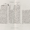 Thèbes. Hypogées. Manuscrit sur papyrus.