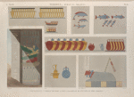 Thèbes. Bybân el-Molouk [Bîbân al-Mulûk]. 1-6. Peintures du 5-e tombeau des rois à l'est; 7. Bas-relief de l'entrée du même tombeau.