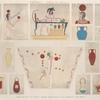Thèbes. Bybân el-Molouk [Bîbân al-Mulûk]. Vases, meubles et sujets divers peints dans les tombeaux des rois.
