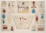 Thèbes. Bybân el-Molouk [Bîbân al-Mulûk]. Vases, meubles et sujets divers peints dans les tombeaux des rois.