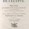 Description de l'Égypte, ... Antiquités. Planches. Tome troisième. Vol. 3, [Title page]
