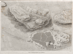 Thèbes. Louqsor [Luxor]. Plan topographique des ruines.