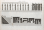 Thèbes. Louqsor [Luxor]. Troisième et quatrième parties de la coupe logitudinale du palais.