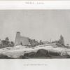 Thèbes. Karnak. Vue des propylées prise du sud.