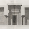 Thèbes. Karnak. Coupe transversale du petit temple du sud.