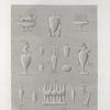 Thèbes. Karnak. Vases dessinés dans plusieurs monumens.