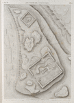 Denderah [Dandara] (Tentyris). Plan topographique des ruines.
