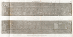 Denderah [Dandara] (Tentyris). Zodiaque sculpté au plafond du portique du Grand Temple.