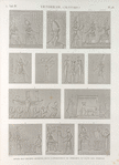Denderah [Dandara] (Tentyris). Divers bas-reliefs dessinés dans l'appartement du Zodiaque et dans les temples.