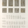Denderah [Dandara] (Tentyris). Détails de fugures et de costumes, et légendes hiéroglyphiques recueillis dans les temples.
