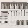 Abydus [Abydos]. Plan, élévation et coupes de palais.