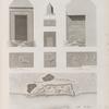 Antaeopolis (Qâou el-Kebyreh) [Qau el-Kebir]. 1. Plan général du temple et des environs; 2-6. Monolithe; 7-9. Bas-reliefs du temple.