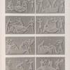 Syout [Asyût] (Lycopolis). Bas-reliefs recueillis dans la salle du fond de l'hypogée principal.