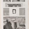 Syout [Asyût] (Lycopolis). 1-8. Plan, coupe, élévation et détails d'un hypogée; 9.10. Vues de deux hypogées.