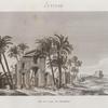 Antinoë [Antinoöpolis]. Vue de l'arc de triomphe.