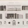 Heptanomide. Beny Hasan [Beni Hasan]. 1.2. Vues de hypogées; 3-7. Plan, coupes et détails de l'hypogée principal; 8-14. Plans, détails et peintures de divers hypogées.
