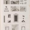 Heptanomide. 1. Plan de Cusae [El-Qusiya]; 2-6. Antiquités de Meylâouy et des environs; 7-10. Deyr au nord d'Antinoé; 11-13. Deyr Abou-Fâneh; 14-20. Plan et détails de Tehné [El-Tahahneh]; 21. Vue d'Ouâdy el-Teyr.