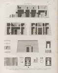 Fayoum [Fayyûm]. 1-13. Plans, élévation, coupes et détails d'un temple égyptien, situé vers l'extrémité occidentale du lac appelé Birket el-Qeroun [Birket Qarun, or Lake Moeris]; 14-18. Plans et détails de plusieurs antiquités des environs.