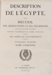 Description de l'Égypte, ...  Antiquités. Planches. Tome cinquième.