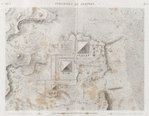 Pyramides de Memphis. Plan topographique des pyramides et des environs.