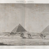 Pyramides de Memphis. Vue générale des pyramides, prise du sud-est.