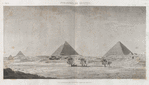 Pyramides de Memphis. Vue générale des pyramides, prise du sud-est.