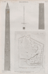 Héliopolis. 1. Plan des ruines et de l'enceinte de la ville; 2-4. Détails de l'obeslique.