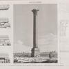 Alexandrie [Alexandria]. Vue profils et détails de la grande colonne appelée communément Colonne de Pompée.