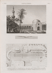 Alexandrie [Alexandria]. 1. Vue intérieure d'une ancienne basilique, vulgairement nommée Mosquée de St. Athanase; 2.3. Plan et coupe d'un stade situé au sud-ouest de la colonne dite de  Pompée.
