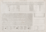 Alexandrie [Alexandria]. 1-6. Coupes et détails des sculptures d'un sarcophage en brèche égyptienne, trouvé dans l'édifice appelée Mosque de St. Athanase; 5. Face extérieure; 6. Face intérieure.
