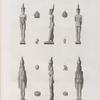Collection d'antiques. 1-6. Figures en bronze; 7.8. en serpentine; 9-14. en terre cuite.