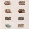 Minéralogie. Syène et les Cataractes. 1-4.7. Variétés du granit oriental ou syénit des anciens; 5.6.8. Diverses roches primitives.