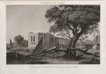 Environs du Kaire [Cairo]. 1. Vue de l'aqueduc situé près le Vieux Kaire, prise de l'île de Roudah [el-Rôda].