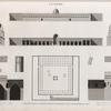 Le Kaire [Cairo]. Plan, élévation, coupes et détails d'ornement de la Mosquée de Touloun.