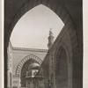 Le Kaire [Cairo]. Vue perspective intérieure de la Mosquée de Soultân Hasan.