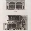 Le Kaire [Cairo]. 1.2. Plan et élévation d'un abreuvoir près la porte appelée Qarâ Meydân; 3.4. Plan et élévation de la citerne appelée Sibil Ali Agha.