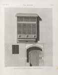 Le Kaire [Cairo]. Élévation de la maison d'Ibrâhym Kykheyd el-Sennary.